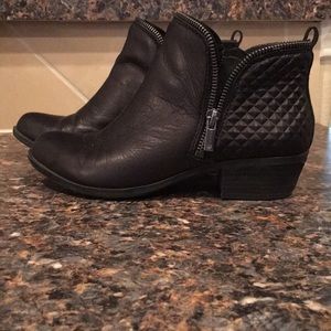 Lucky Brand Black Leather Bootie